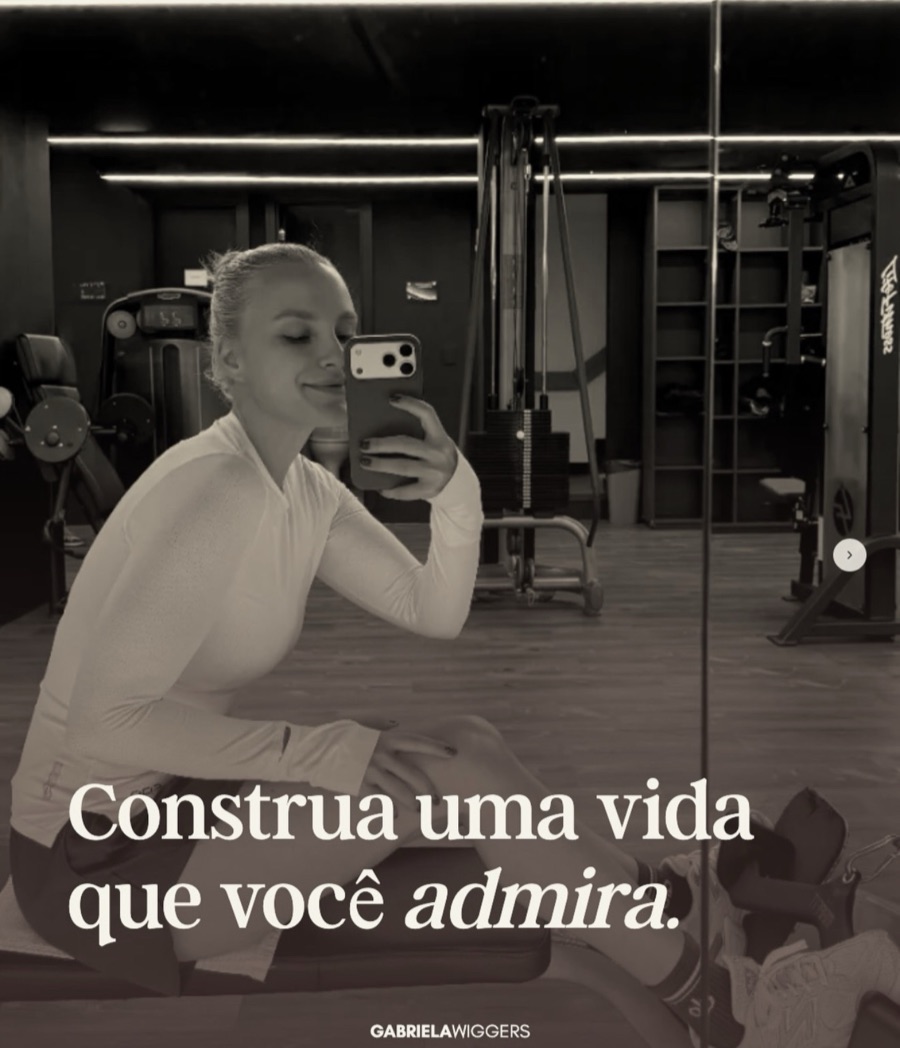 Carrossel de Gabriela Wiggers: construa uma vida que você admira